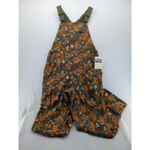 NWT Duluth Trading Co Heirloom Gardening Lined Bib Overalls size  2X x 31